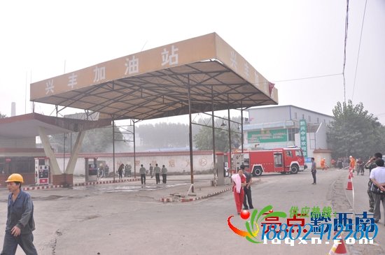 加油站着火