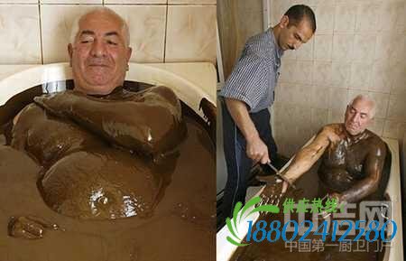 真是富到流油 任性土豪洗石油浴治病