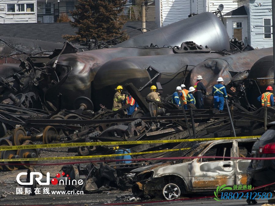 加拿大油罐车爆炸事故已确认造成37人死亡(高清