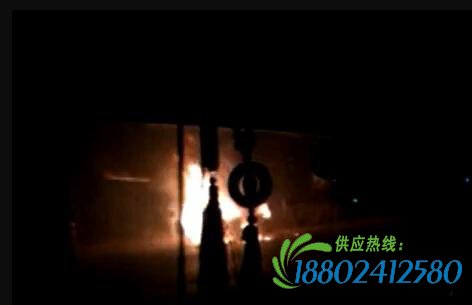大广高速滑县段一油罐车爆炸 两名司机死亡(图)