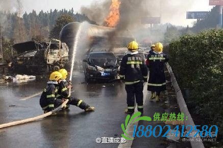 成南高速数十辆车追尾,油罐车爆炸,3人死亡 成都生活 最成