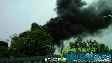 宁波蛟川石化区发生油罐爆炸 现场浓烟滚滚(图