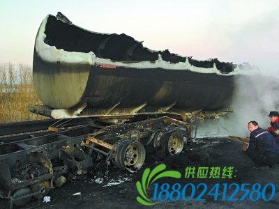 油罐车着火 北六环断路