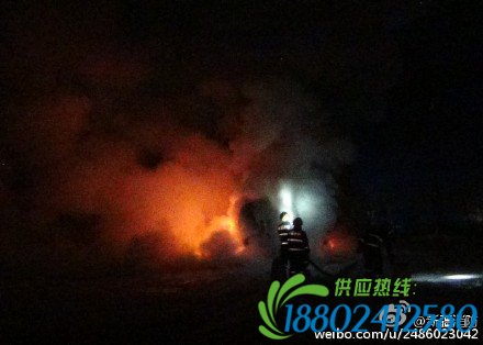 零下22度 奋勇扑救油罐车大火是个什么样子2