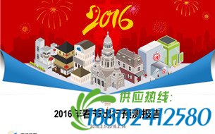 交通大数据：2016年春节出行预测报告（PPT）