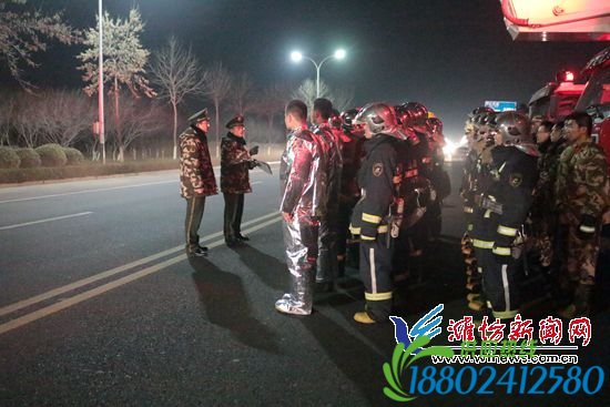 潍坊消防支队组织开展石化企业灭火救援实战拉
