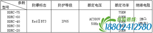 □□防爆集束式储油罐电加热器