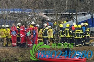 德国发生火车相撞事故 至少2死100伤