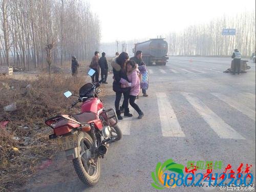 死亡路口:11岁少女被油罐车撞死（组图)