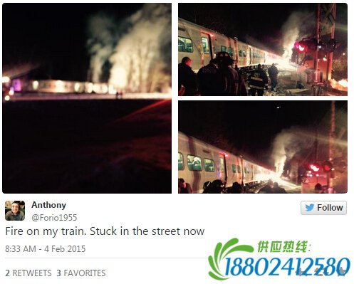 纽约突发火车与吉普相撞事故：至少7死，十多人