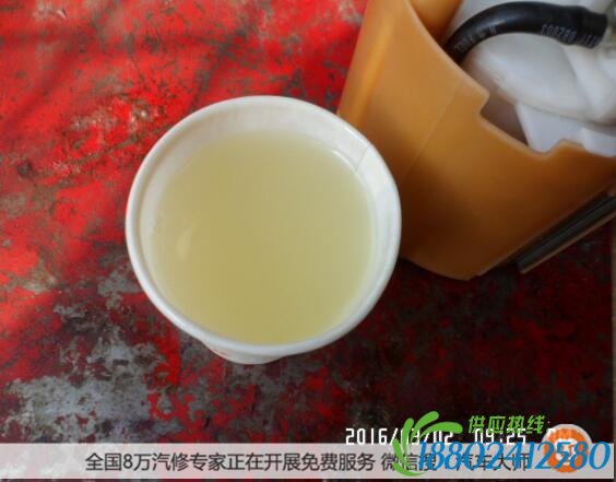 为省20加油后汽车竟然“兔子蹦” 整箱汽油变白