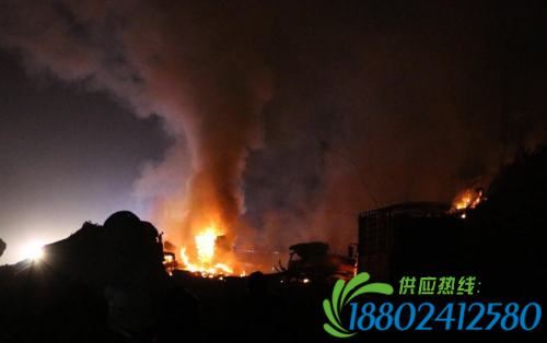 图为爆炸现场