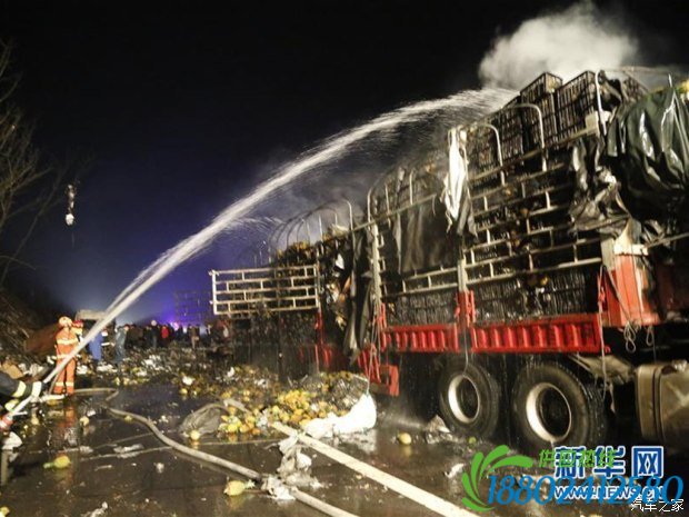 5死20伤京港澳高速湖南段一油罐车爆炸