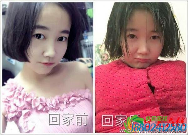 惊呆！网友晒“过年回家前后”对比照（组图)