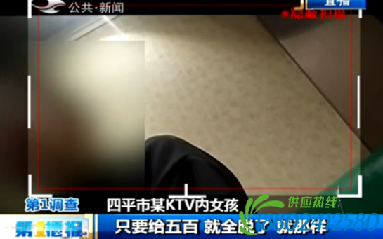 记者暗拍吉林一KTV 陪酒少女：给500元全脱(图)