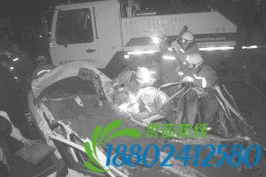 南阳一拉沙车侧翻压扁小轿车 车内人员幸运生还人民快报网