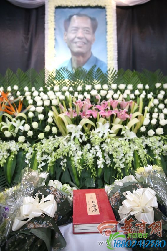 各界人士悼念陈忠实 习近平胡锦涛等送花圈(图