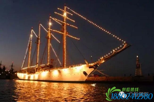 中国首艘风帆训练舰开工建造(图)