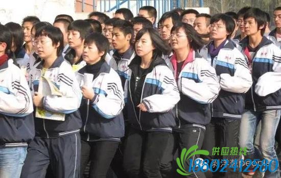 衡水中学很多学生即使跑操手中都拿着一本书，稍有间隙即争分夺秒学习。网络资料图