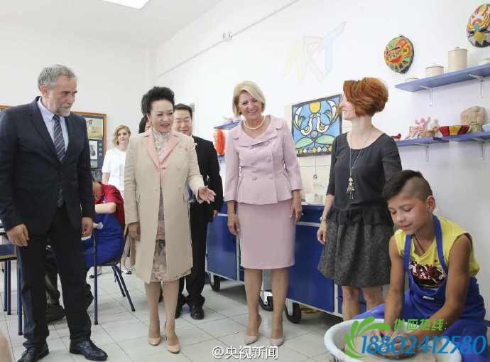 塞尔维亚总统夫人告诉彭丽媛一个“小秘密”(图