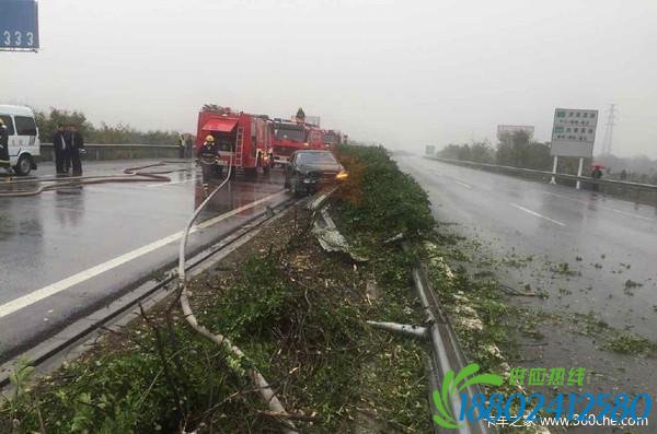高速油罐车爆炸_山东高速油罐车爆炸_事故造成一死一伤 西禹高速油罐车爆炸