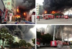 温州一皮革厂大火得到控制 油罐爆炸危险解除