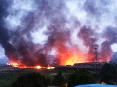 [图文]广州黄埔油罐车连串爆炸 死者多为木材厂
