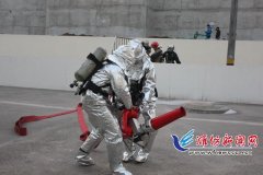 潍坊消防支队组织开展石化企业灭火救援实战拉