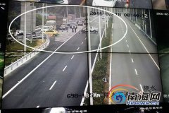海南环岛高速天然气罐车侧翻 车辆拥堵数公里