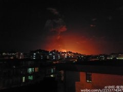 福建古雷PX项目再次发生爆炸 现场腾起蘑菇云